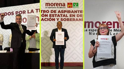 Arrancan carrera interna siete perfiles de Morena NL para el 2027
