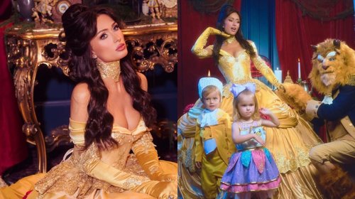 Paris Hilton celebra Halloween con espectacular disfraz familiar