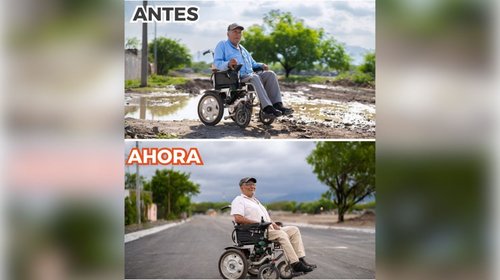 Entrega Salinas Victoria pavimentación en colonia Emiliano Zapata