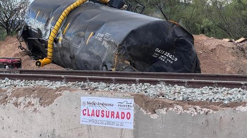 Semarnat afirma que Ferromex reparará daño por derrame en Sonora