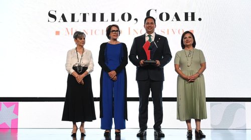 Recibe Saltillo reconocimiento nacional por impulsar la inclusión
