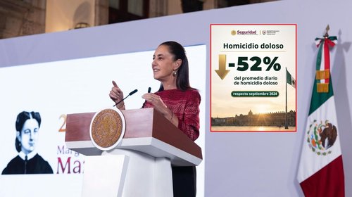 Disminuyen 52% homicidios dolosos en México en dos años