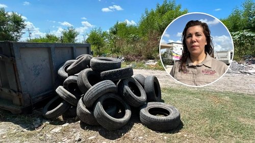Refuerzan inspecciones para frenar abandono de llantas en Reynosa