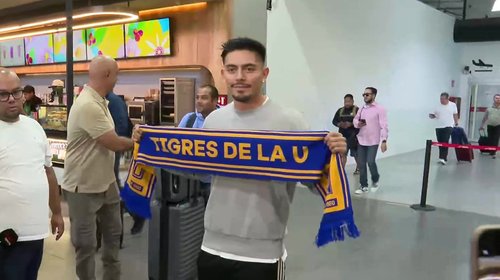 Llega a la ciudad Ricardo Monreal, nuevo refuerzo de Tigres