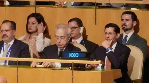 Roberto Velasco participa en apertura de Asamblea de ONU