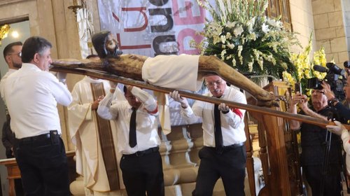 Terminan fiestas patronales; el Santo Cristo vuelve a su capilla