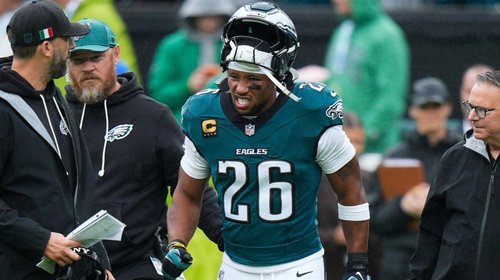 Saquon Barkley sale lesionado; descartado ante Los Angeles Rams