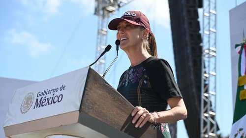 Nosotros no compramos votos, damos derechos al pueblo: Sheinbaum