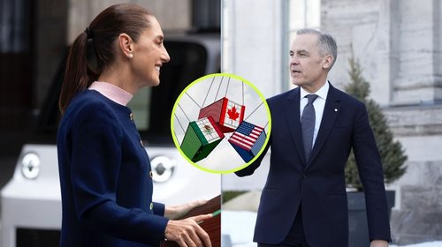 Sheinbaum y Carney respaldan renovación del T-MEC tras llamada