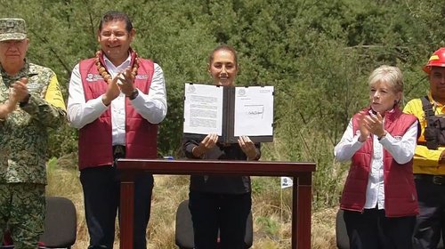 Sheinbaum oficializa la Jornada Nacional de Reforestación