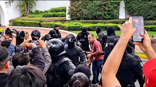 Piden a la CNDH investigar represión durante protestas en Jalisco