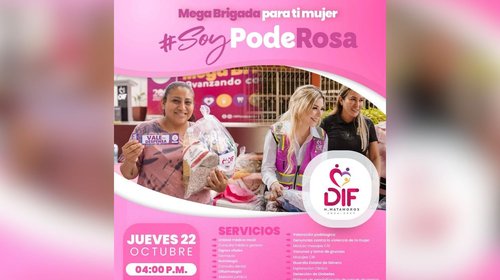 Lleva DIF Matamoros brigada médica gratuita a Las Brisas