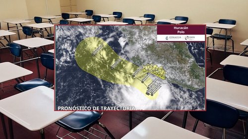 Suspenden clases en Guerrero por huracán Polo