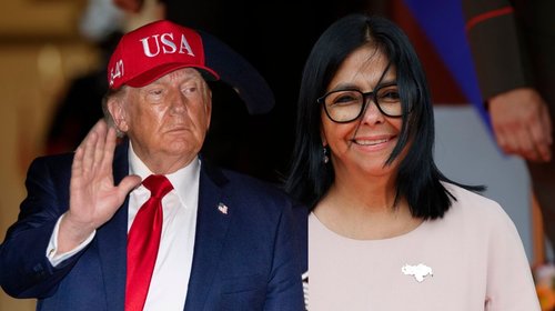 Donald Trump y Delcy Rodríguez se reunirán por primera vez en NY