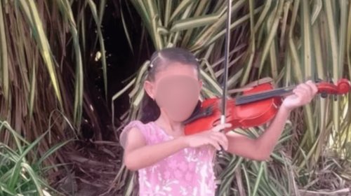 Fallece Romina Rivera, niña violinista que tocó ante el Papa XIV