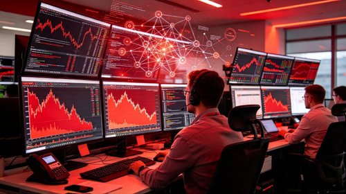 Wall Street abre en rojo y Meta se desploma 6.7% por la IA