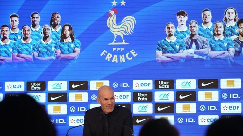 Zidane presenta su primera convocatoria como técnico de Francia