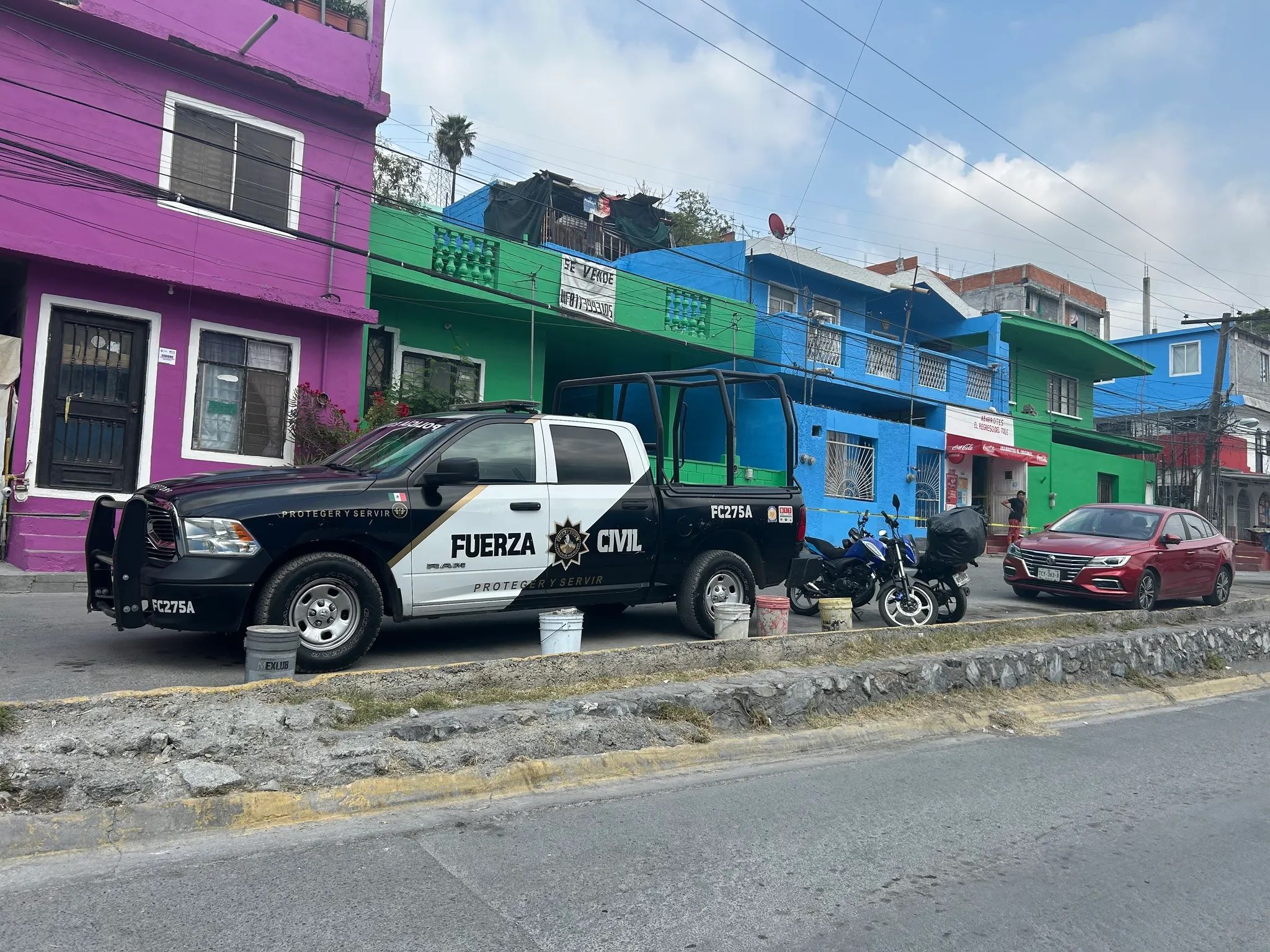 Detienen a hombre armado localizado con dron en San Pedro