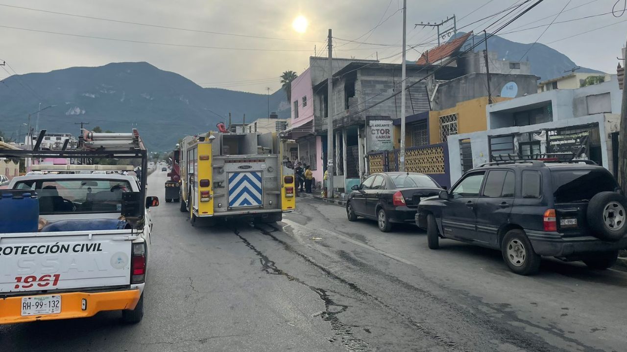 Vivienda se incendia en el municipio de Guadalupe